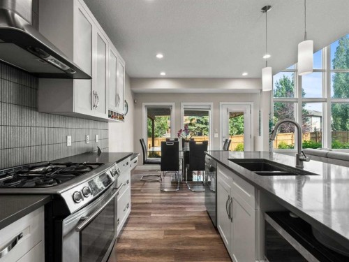 78 Auburn Glen Circle Se, Calgary, AB - Indoor Photo Showing Kitchen With Double Sink With Upgraded Kitchen