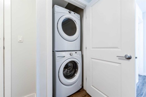 3217-6118 80 Avenue Ne, Calgary, AB - Indoor Photo Showing Laundry Room