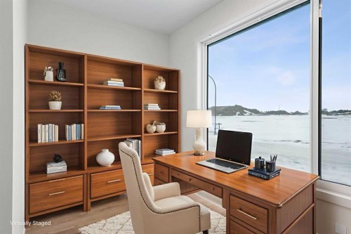 107 Royston Way Nw, Calgary, AB - Indoor Photo Showing Office