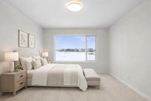 107 Royston Way Nw, Calgary, AB - Indoor Photo Showing Bedroom