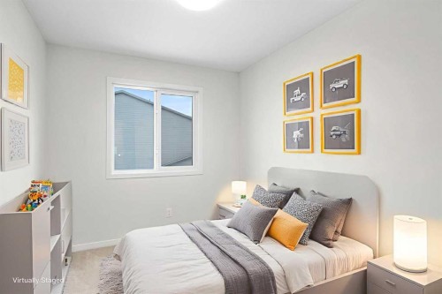 107 Royston Way Nw, Calgary, AB - Indoor Photo Showing Bedroom