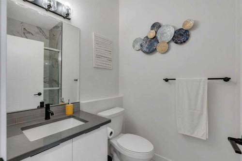 1315 Bayside Drive Sw, Airdrie, AB - Indoor Photo Showing Bathroom