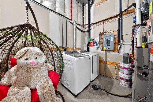303 New Brighton Villas Se, Calgary, AB - Indoor Photo Showing Laundry Room