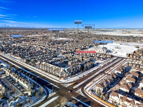 303 New Brighton Villas Se, Calgary, AB - Outdoor With View