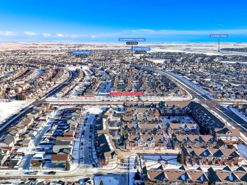 303 New Brighton Villas Se, Calgary, AB - Outdoor With View