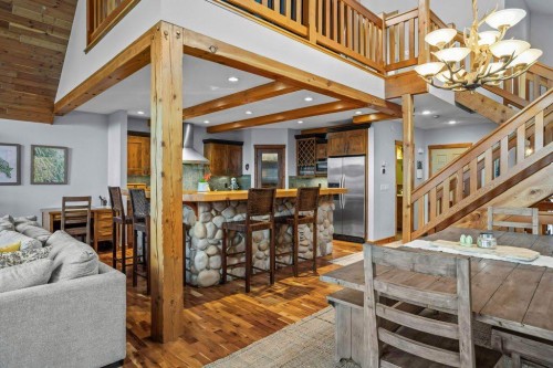 107-210 Hubman Landing, Canmore, AB - Indoor Photo Showing Dining Room