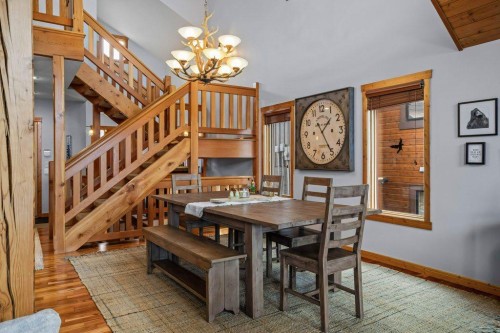 107-210 Hubman Landing, Canmore, AB - Indoor Photo Showing Dining Room
