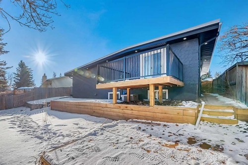 128 Cantrell Place Sw, Calgary, AB - Outdoor With Deck Patio Veranda