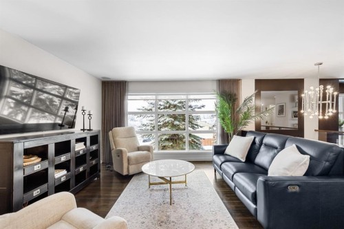 5804 Dalkeith Hill Nw, Calgary, AB - Indoor Photo Showing Living Room