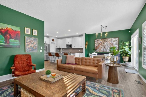 1091 Brightoncrest Green Se, Calgary, AB - Indoor Photo Showing Living Room