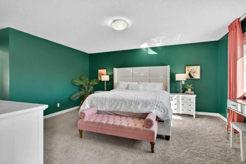 1091 Brightoncrest Green Se, Calgary, AB - Indoor Photo Showing Bedroom