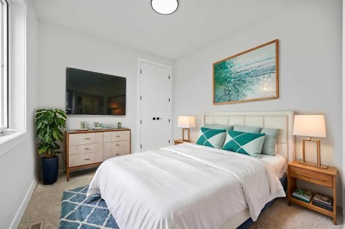 192 Saddlelake Manor Ne, Calgary, AB - Indoor Photo Showing Bedroom