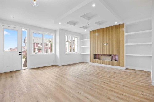 192 Saddlelake Manor Ne, Calgary, AB - Indoor With Fireplace