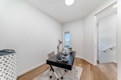 59 Versant Way Sw, Calgary, AB - Indoor Photo Showing Office