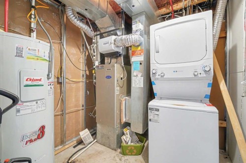 14 Skyview Point Link Ne, Calgary, AB - Indoor Photo Showing Basement