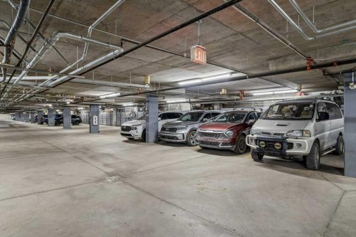 319-170 Crossbow Place, Canmore, AB - Indoor Photo Showing Garage