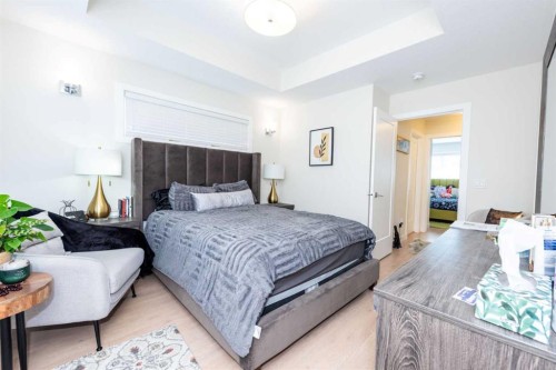 412-30 Cornerstone Manor Ne, Calgary, AB - Indoor Photo Showing Bedroom