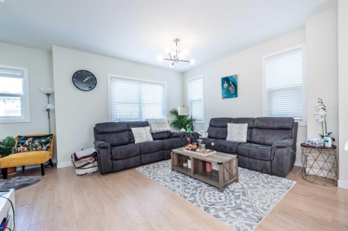 412-30 Cornerstone Manor Ne, Calgary, AB - Indoor Photo Showing Living Room