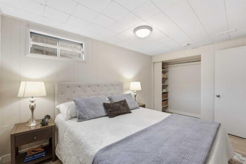 67 Woodlark Drive Sw, Calgary, AB - Indoor Photo Showing Bedroom