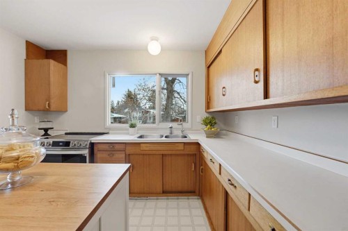 67 Woodlark Drive Sw, Calgary, AB - Indoor Photo Showing Kitchen With Double Sink
