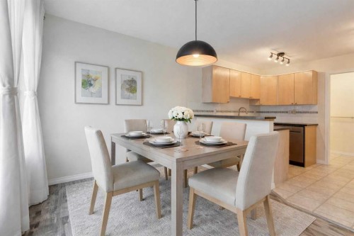 168 Simcoe Place Sw, Calgary, AB - Indoor Photo Showing Dining Room