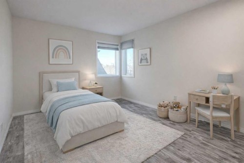 168 Simcoe Place Sw, Calgary, AB - Indoor Photo Showing Bedroom