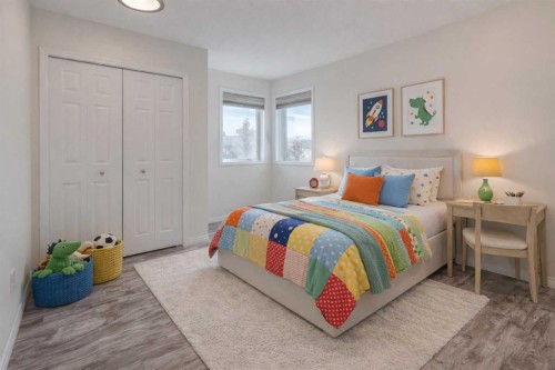 168 Simcoe Place Sw, Calgary, AB - Indoor Photo Showing Bedroom