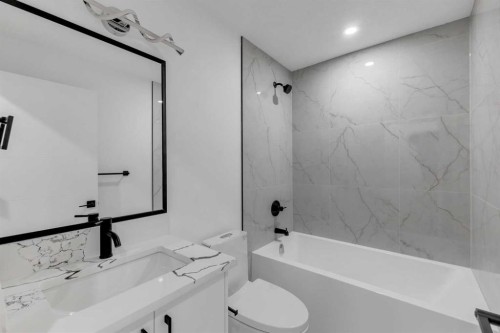 16 Faldale Close Ne, Calgary, AB - Indoor Photo Showing Bathroom