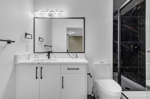 16 Faldale Close Ne, Calgary, AB - Indoor Photo Showing Bathroom