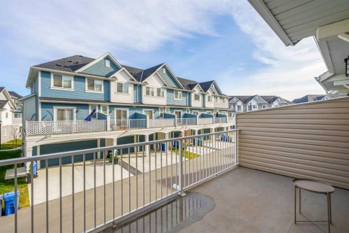 628 Copperstone Manor Se, Calgary, AB - Outdoor With Balcony With Exterior