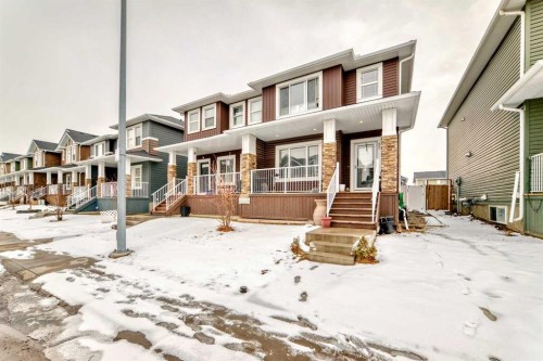 29 Redstone Common Ne, Calgary, AB - Outdoor With Deck Patio Veranda With Facade