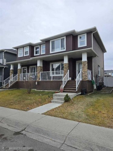 29 Redstone Common Ne, Calgary, AB - Outdoor With Deck Patio Veranda With Facade