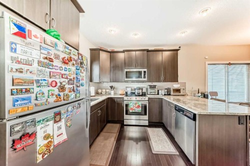 29 Redstone Common Ne, Calgary, AB - Indoor Photo Showing Kitchen With Upgraded Kitchen