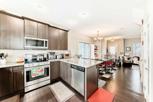 29 Redstone Common Ne, Calgary, AB - Indoor Photo Showing Kitchen With Upgraded Kitchen