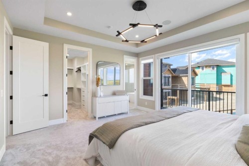 232 West Chestermere Drive, Chestermere, AB - Indoor Photo Showing Bedroom
