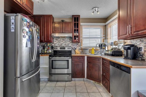 710 Coral Springs Boulevard Ne, Calgary, AB - Indoor Photo Showing Kitchen