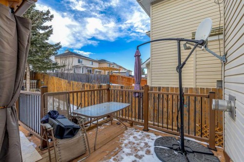 710 Coral Springs Boulevard Ne, Calgary, AB - Outdoor With Deck Patio Veranda With Exterior