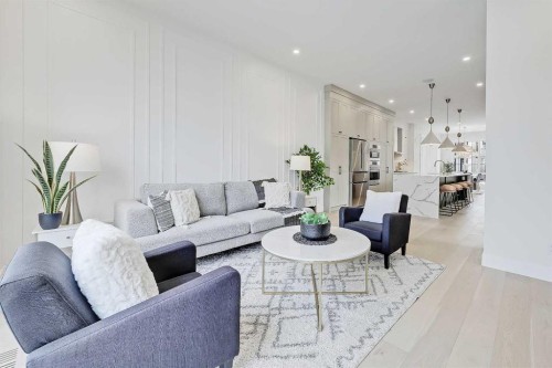 1728 19 Avenue Nw, Calgary, AB - Indoor Photo Showing Living Room