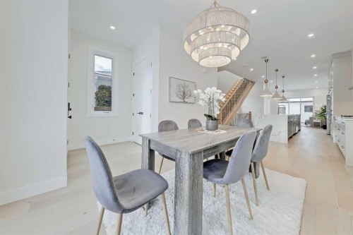 1728 19 Avenue Nw, Calgary, AB - Indoor Photo Showing Dining Room