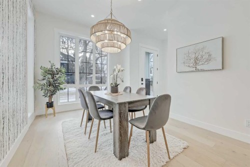 1728 19 Avenue Nw, Calgary, AB - Indoor Photo Showing Dining Room