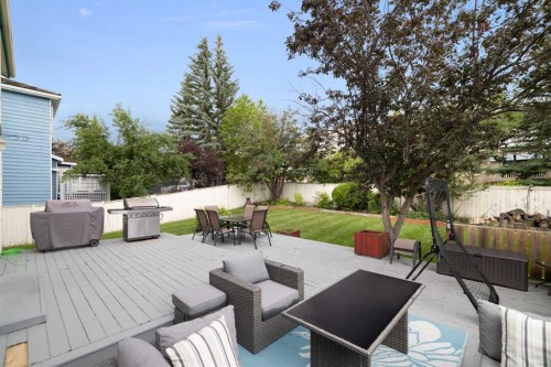 156 Woodfield Road Sw, Calgary, AB - Outdoor With Deck Patio Veranda With Backyard