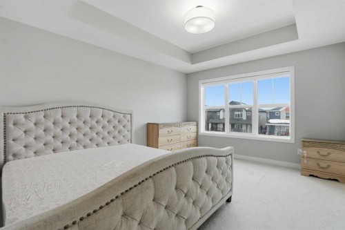 1244 Cornerstone Way Ne, Calgary, AB - Indoor Photo Showing Bedroom