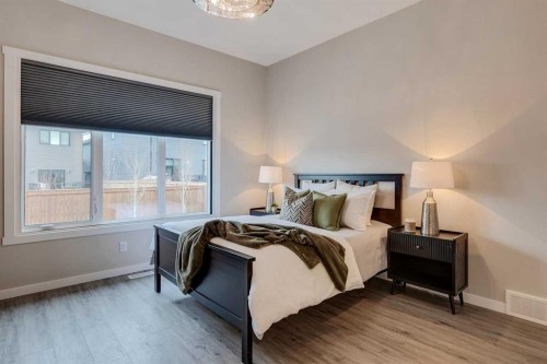 14 Cranbrook Common Se, Calgary, AB - Indoor Photo Showing Bedroom