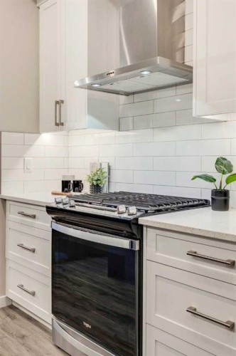 14 Cranbrook Common Se, Calgary, AB - Indoor Photo Showing Kitchen With Upgraded Kitchen