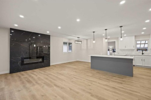 219 Pinemill Road Ne, Calgary, AB - Indoor Photo Showing Kitchen With Upgraded Kitchen