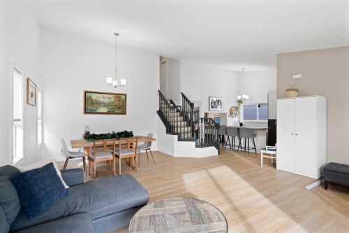 53 Riverside Crescent Se, Calgary, AB - Indoor Photo Showing Living Room