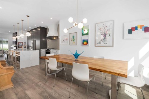 2126B 52 Avenue Sw, Calgary, AB - Indoor Photo Showing Dining Room