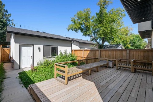 2126B 52 Avenue Sw, Calgary, AB - Outdoor With Deck Patio Veranda With Exterior