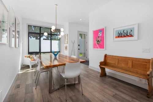 2126B 52 Avenue Sw, Calgary, AB - Indoor Photo Showing Dining Room