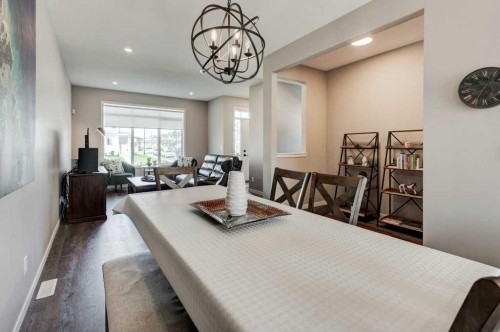 100 Dawson Drive, Chestermere, AB - Indoor Photo Showing Dining Room
